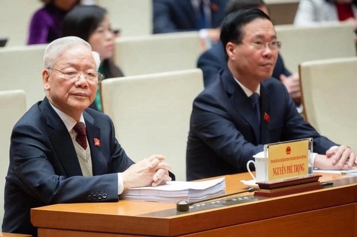 Tổng Bí thư Nguyễn Phú Trọng dự khai mạc Kỳ họp bất thường lần thứ 5, Quốc hội khóa XV 2