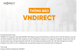 VNDirect: Đã có mã khoá để khôi phục hệ thống nhưng tốc độ phục hồi chậm hơn dự kiến