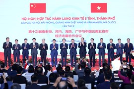 Việt Nam và Trung Quốc hợp tác thúc đẩy hành lang kinh tế 5 tỉnh