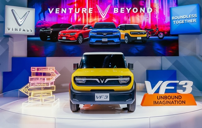 VinFast ra mắt toàn cầu mẫu xe đô thị VF 3