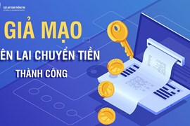 Nhận diện lừa đảo giả mạo biên lai chuyển tiền thành công