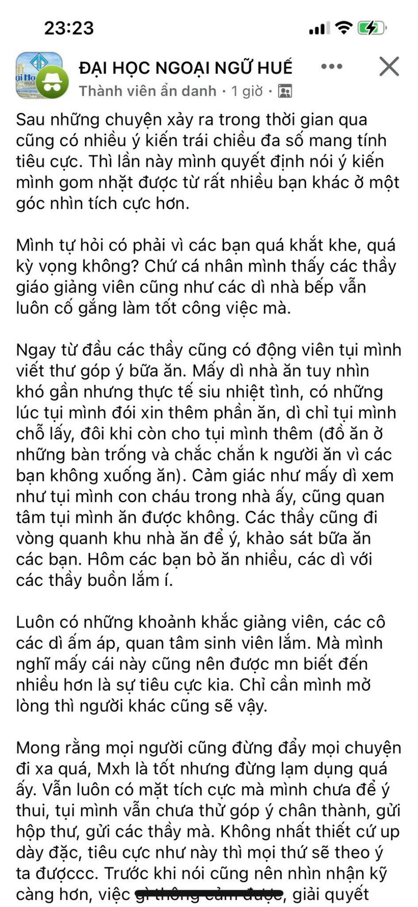 Không có chuyện sinh viên đói, chỉ chưa hợp khẩu vị vài người 4