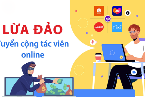 Chiêu lừa đảo tuyển dụng CTV online, chiếm đoạt đến vài trăm triệu