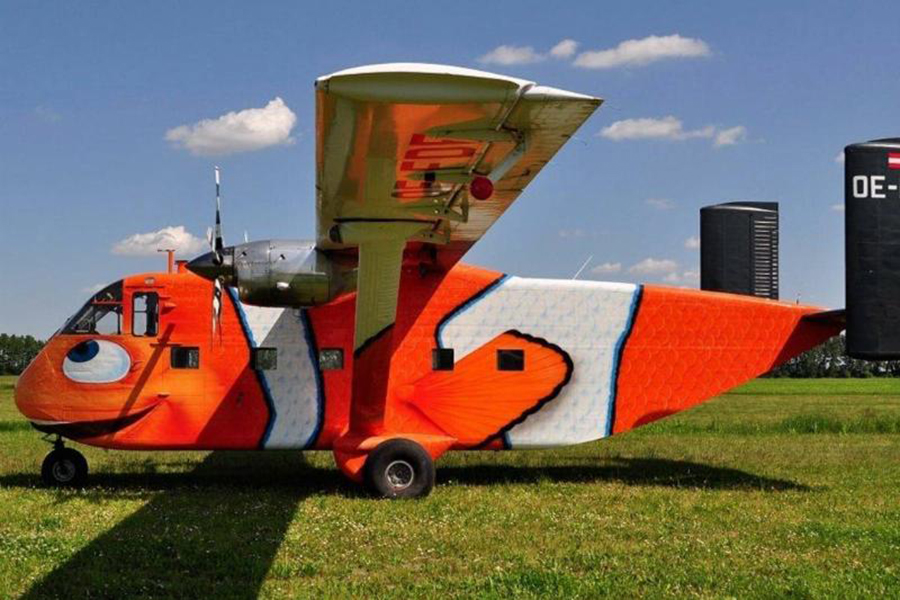 Tổng hợp 10 chiếc máy bay màu sơn độc lạ nhất thế giới 4