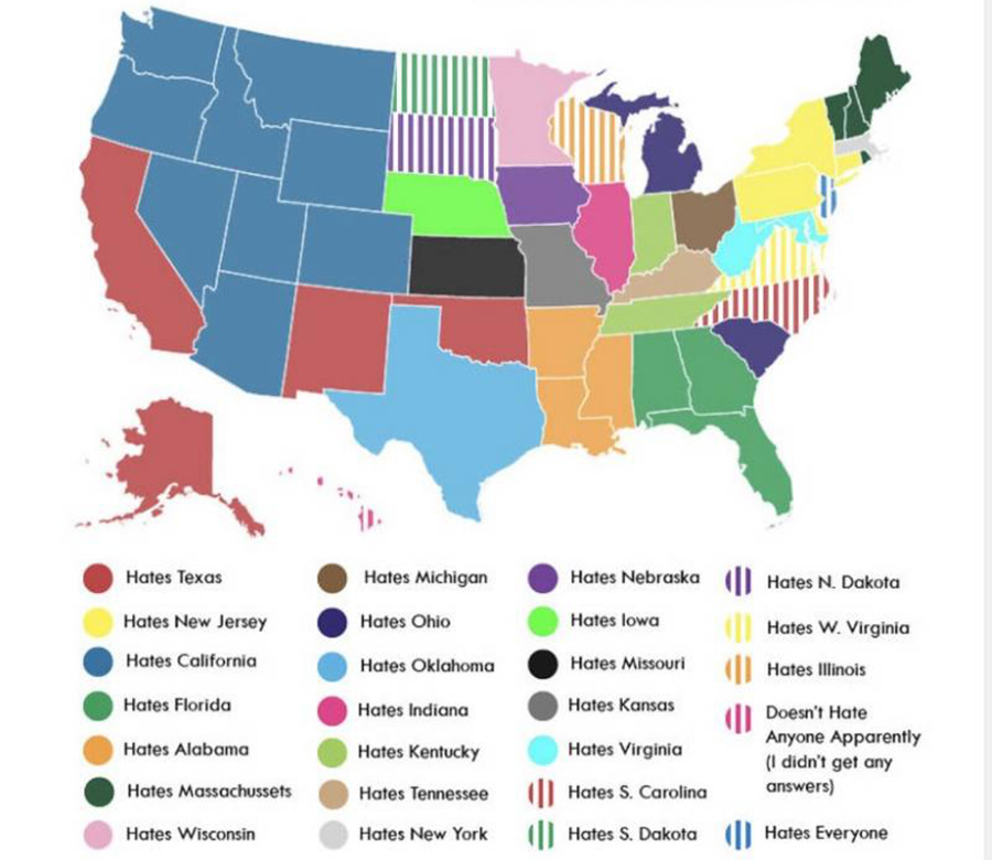 Những chiếc bản đồ độc đáo của nước Mỹ mà ít người biết đến 3