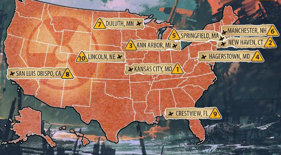 Những chiếc bản đồ độc đáo của nước Mỹ mà ít người biết đến 9