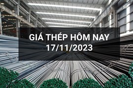 Giá thép ngày 17/11: Giảm nhẹ 3 nhân dân tệ/tấn trên sàn Thượng Hải, trong nước vẫn đi ngang