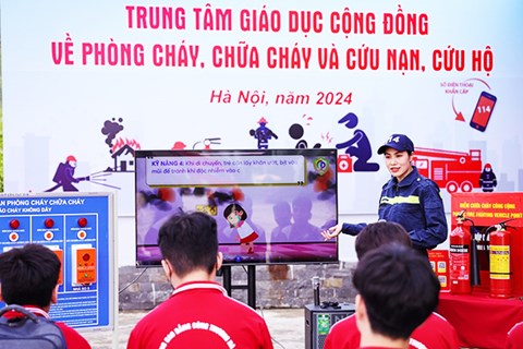 Ra mắt Trung tâm về Phòng cháy, chữa cháy