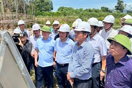 Bộ trưởng Nguyễn Hồng Diên kiểm tra tiến độ thực hiện dự án Đường dây 500kV mạch 3