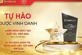SeABank nhận hai giải thưởng quốc tế lớn