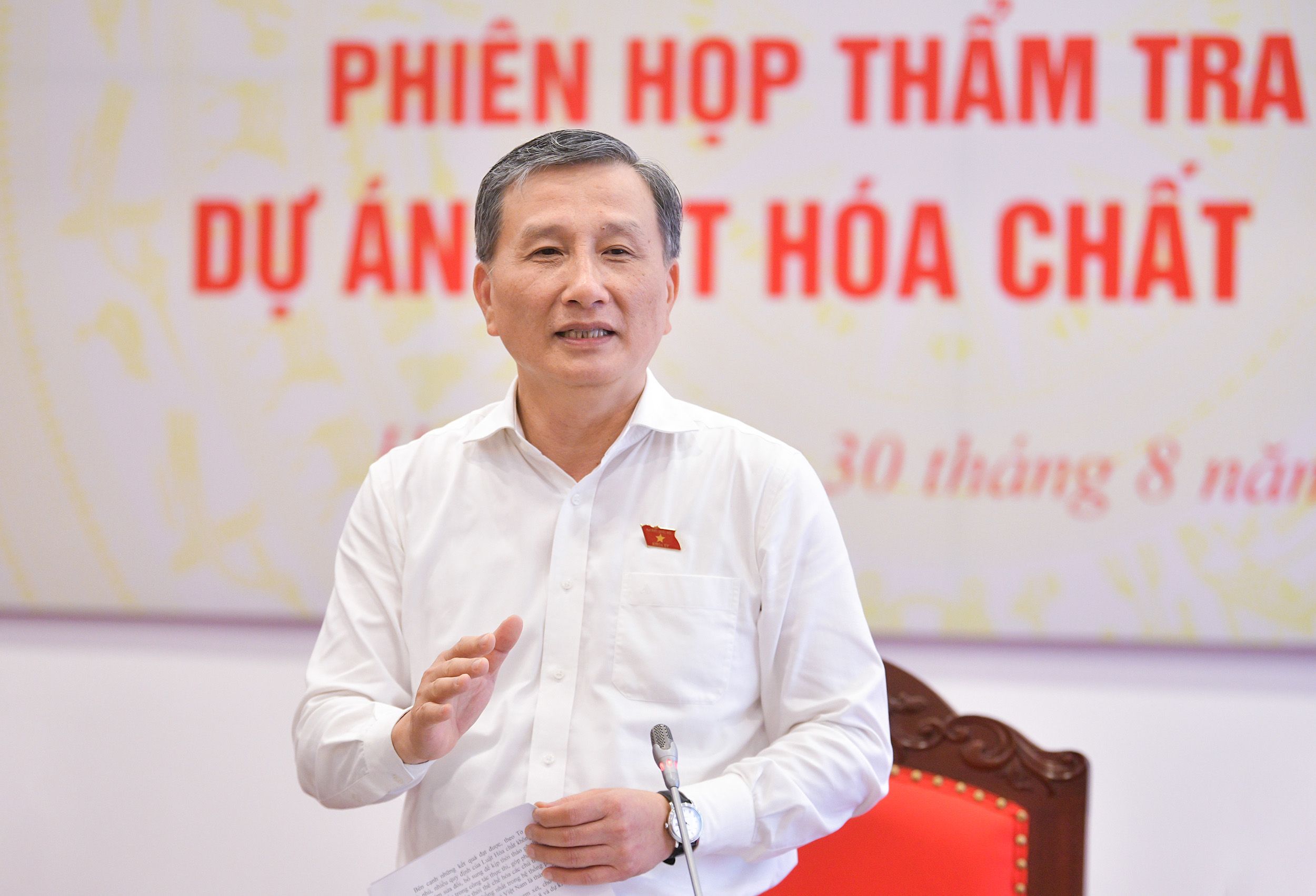 Chủ nhiệm Ủy ban Khoa học, Công nghệ và Môi trường Lê Quang Huy 