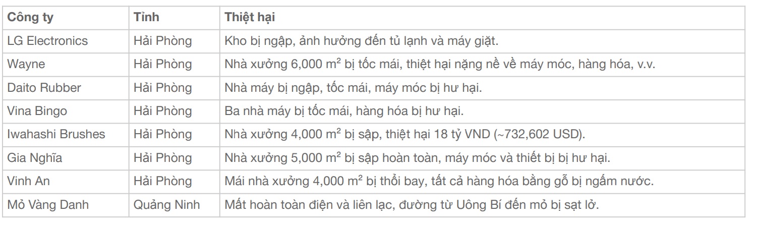 Tác động của bão Yagi đến chuỗi cung ứng 2