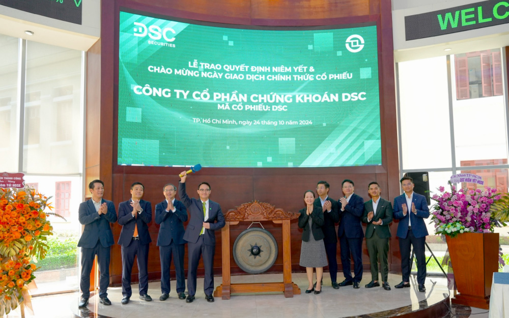 chứng khoán DSC niêm yết trên sàn HoSE