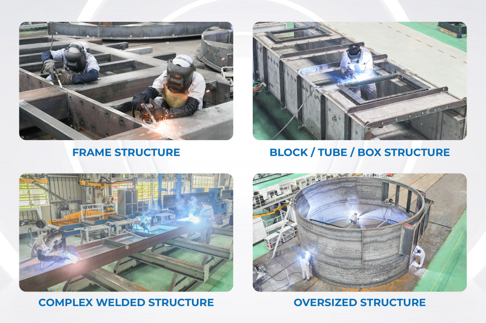 Khả năng xử lý các cấu trúc quá khổ của công ty được tùy chỉnh dựa trên yêu cầu của khách hàng