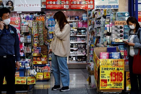 Chỉ số tiêu dùng của Nhật Bản đạt mức cao nhất trong 40 năm