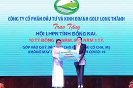 Golf Long Thành tài trợ 10 tỷ đồng cho chương trình “Mẹ đỡ đầu” tỉnh Đồng Nai