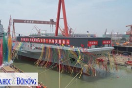 Trung Quốc hạ thủy tàu sân bay thứ 3 mang tên Phúc Kiến