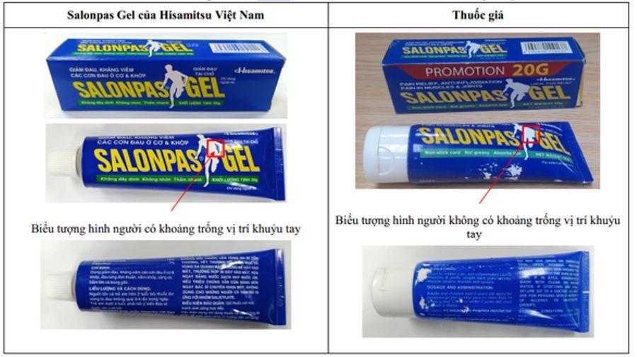 Thuốc giả Salonpas Gel bán tràn lan trên mạng, Cục Quản lý Dược có chỉ đạo gấp 2