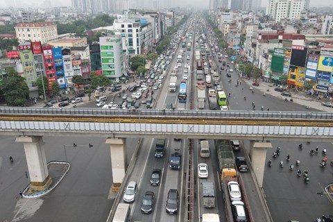 Đẩy nhanh tiến độ thi công các dự án giao thông trọng điểm tại Hà Nội