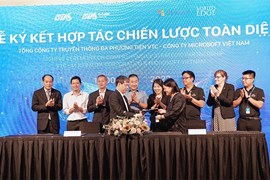 VTC kí kết hợp tác chiến lược với Microsoft