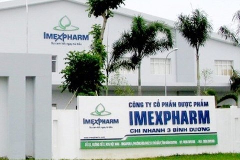 Sau 9 tháng, Dược phẩm Imexpharm lãi sau thuế 227 tỷ đồng