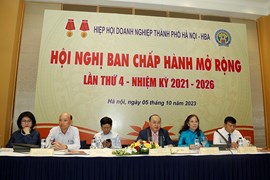 Hiệp hội Doanh nghiệp thành phố Hà Nội tổ chức Hội nghị Ban chấp hành mở rộng lần thứ 4
