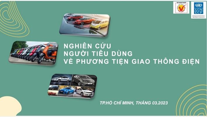 hình ảnh về báo cáo khảo sát người tiêu dùng về phương tiện giao thông điện tại Việt Nam.