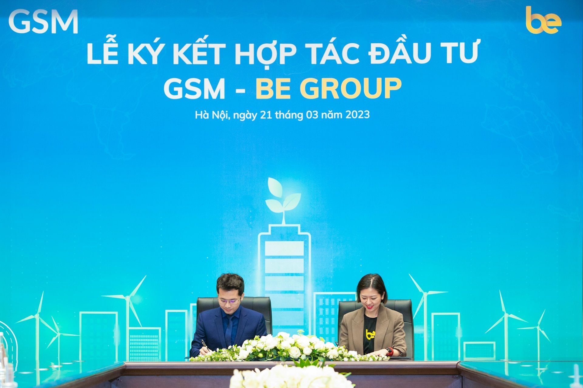 gsm bắt tay với be group mở rộng mạng lưới xe điện