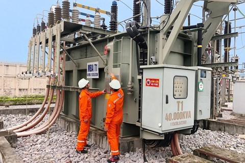 Cán đích trước 2 tháng, đường dây 110 kV Quảng Xương - Sầm Sơn chính thức vận hành
