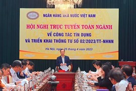 Đến 20/4, tăng trưởng tín dụng toàn nền kinh tế mới đạt 2,57%