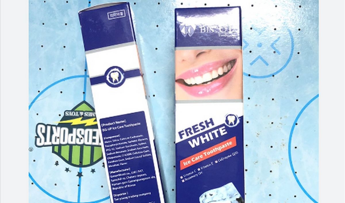 Thu hồi lô kem đánh răng Bis Up Ice Care Toothpaste không đạt chất lượng