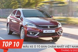 Top 10 xe ô tô bán chậm tháng 5/2023: Suzuki Ciaz vẫn “siêu ế”