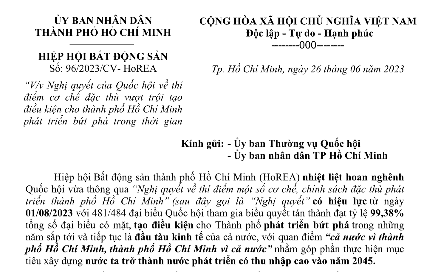 Nghị quyết mới