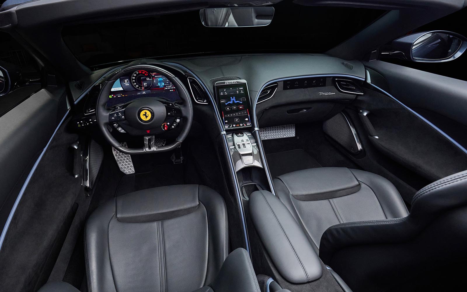 Nội thất xe Ferrari Roma Spider