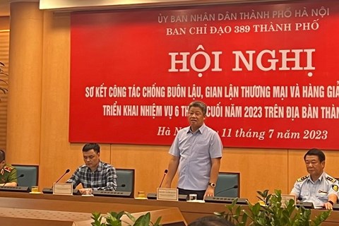 Ban Chỉ đạo 389 Hà Nội: Quyết liệt chống buôn lậu, hàng giả và gian lận thương mại