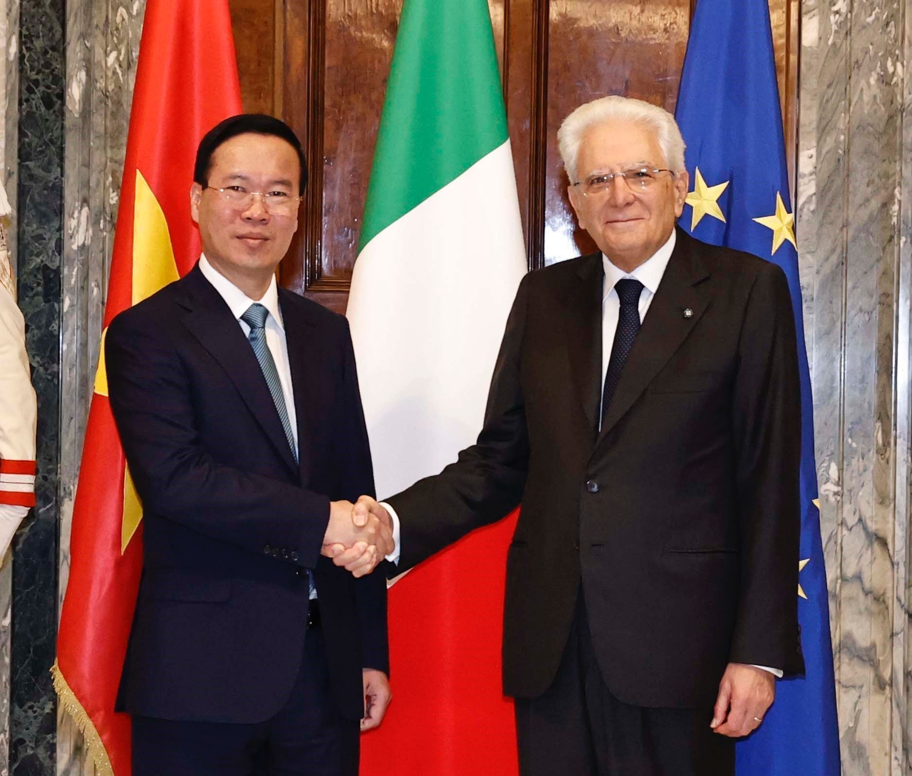Chủ tịch nước Võ Văn Thưởng thăm cấp Nhà nước tới Italy