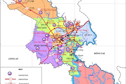 5 huyện tại TP.HCM "muốn lên thành phố"