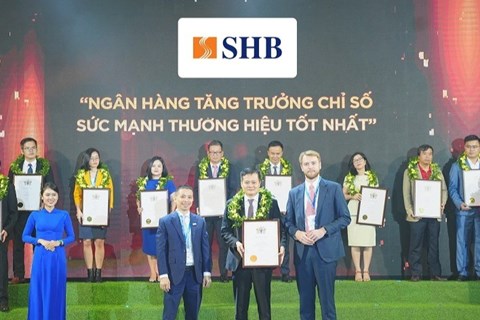 SHB là ngân hàng có chỉ số sức mạnh thương hiệu tăng trưởng mạnh nhất 2023