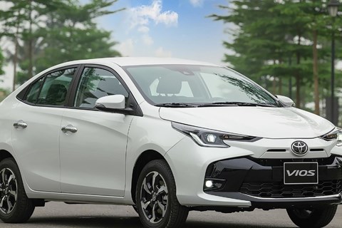 Doanh số sedan giá rẻ: Toyota Vios bất ngờ sụt giảm 86% trong tháng 7