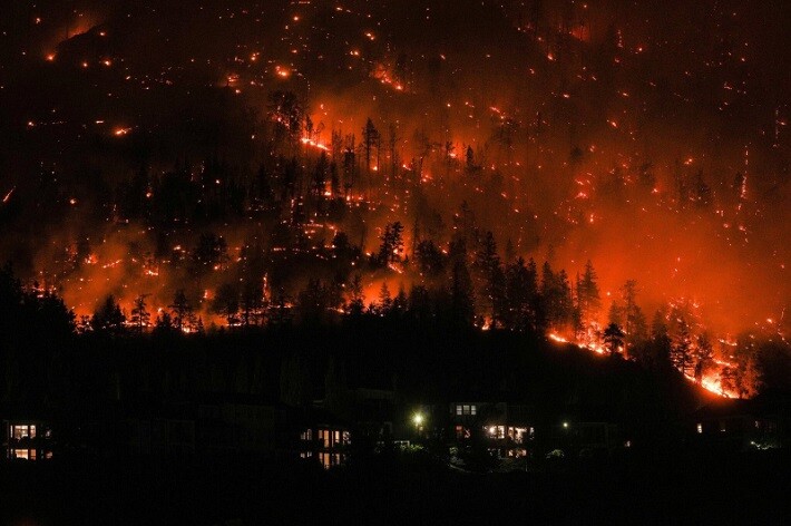 cháy rừng ở Canada