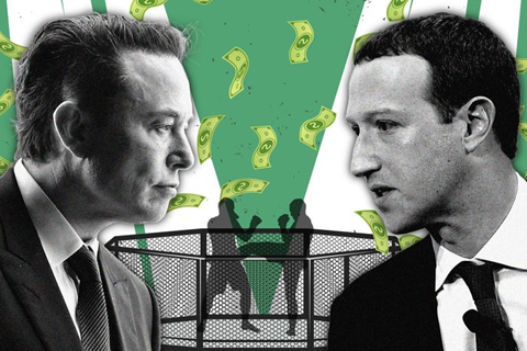Lợi nhuận trận đấu giữa Elon Musk và Mark Zuckerberg có thể thu về 1 tỷ USD