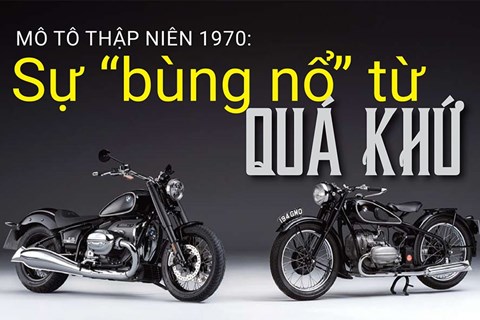 Mô tô thập niên 1970: Sự “bùng nổ” từ quá khứ