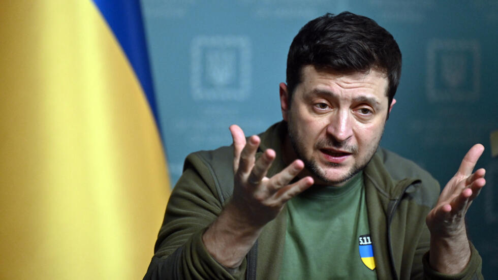 Tổng thống Ukraine Volodymyr Zelensky